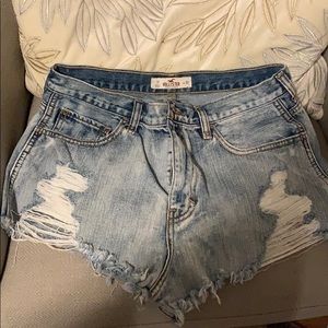 High waisted short shorts